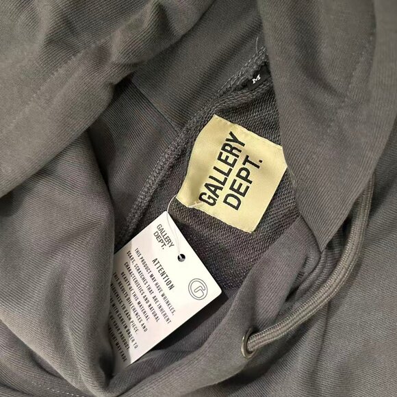 Gallery Dept Black Painter Logo Hoodie - Picture 3 of 8